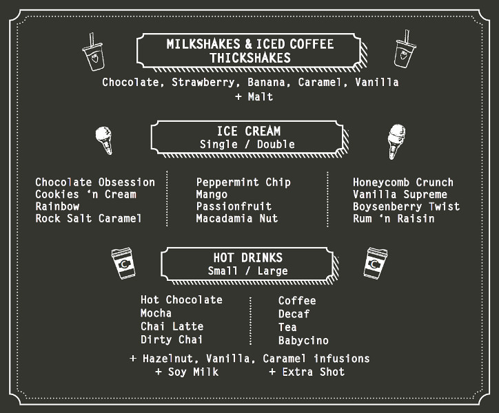 Drinks Menu